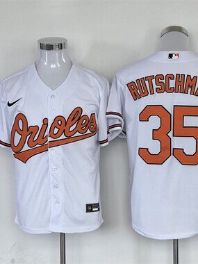 Baltimore Orioles Adley Rutschman #35 Home Baseball Jersey - White
